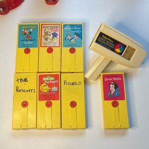 Fisher-Price Movie Viewer with Yellow and Cream Design